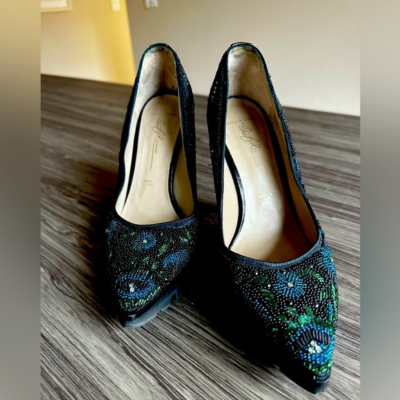 Donald J. Pliner Shoes - Donald J. Pliner signature series beaded heels